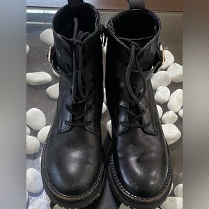 Zara Kids Lace-up Buckle boots